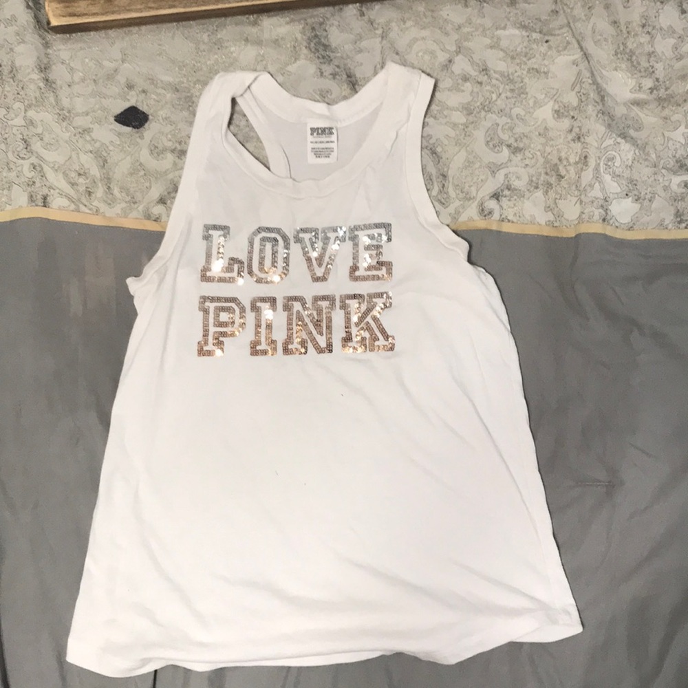 VS love Pink razor back tank top size xs in great condition no rips or tears
